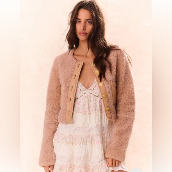 New with tag LoveShackFancy Lully jacket size small - Picture 1 of 5